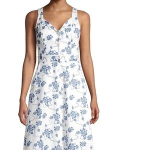 EQUIPMENT Floral Print Midi Length Dress